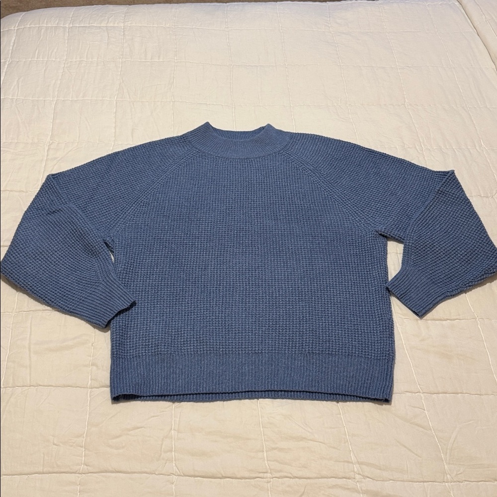 GAP Blue Mock Neck Sweater